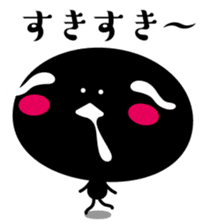 Black fairy kurokekke sticker #10245476