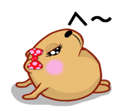 Kyapibara women's sticker #10246249