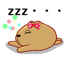 Kyapibara women's sticker #10246251