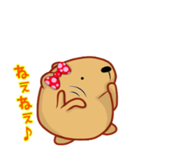 Kyapibara women's sticker #10246252