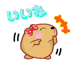 Kyapibara women's sticker #10246258