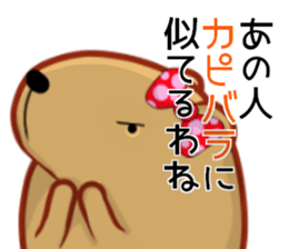 Kyapibara women's sticker #10246260