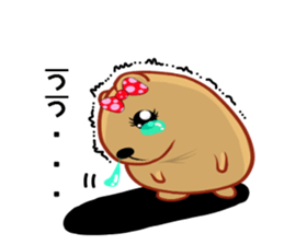 Kyapibara women's sticker #10246261