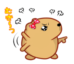 Kyapibara women's sticker #10246262