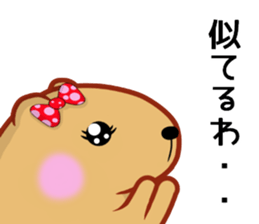 Kyapibara women's sticker #10246275