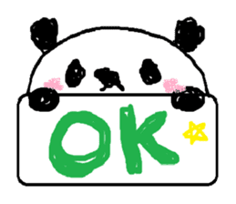 PANDA-TARO -English- sticker #10246424