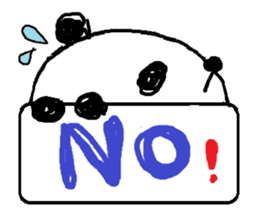 PANDA-TARO -English- sticker #10246425