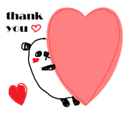 PANDA-TARO -English- sticker #10246429