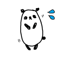 PANDA-TARO -English- sticker #10246439