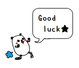 PANDA-TARO -English- sticker #10246446