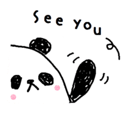 PANDA-TARO -English- sticker #10246450