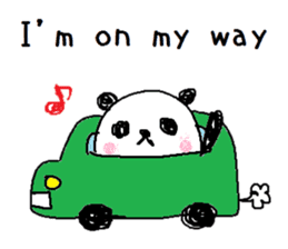 PANDA-TARO -English- sticker #10246451