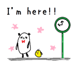 PANDA-TARO -English- sticker #10246452