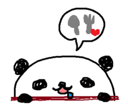 PANDA-TARO -English- sticker #10246456