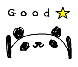PANDA-TARO -English- sticker #10246457