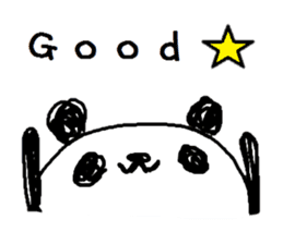 PANDA-TARO -English- sticker #10246457
