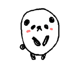PANDA-TARO -English- sticker #10246462