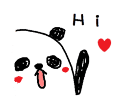 PANDA-TARO -English- sticker #10246463