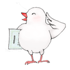 Cellist Finch sticker #10246624