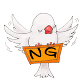 Cellist Finch sticker #10246628