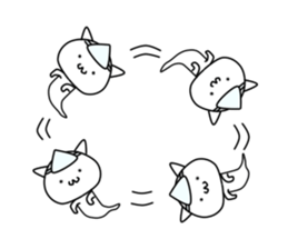 Mofu Mofu  Ghost sticker #10246990