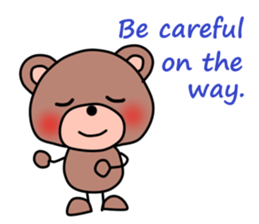 PON of a bear2(English version) sticker #10247050