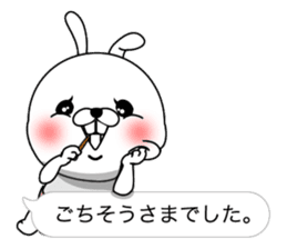 Rabbit person4 sticker #10247069