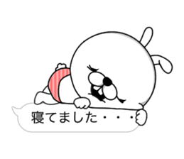 Rabbit person4 sticker #10247075