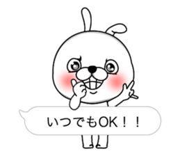 Rabbit person4 sticker #10247078