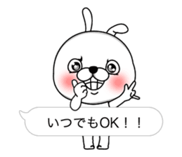 Rabbit person4 sticker #10247078