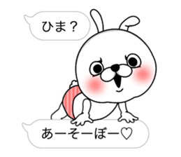 Rabbit person4 sticker #10247079