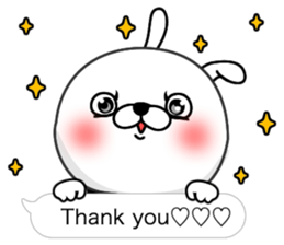 Rabbit person4 sticker #10247081