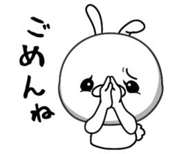 Rabbit person4 sticker #10247091