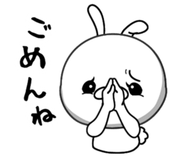 Rabbit person4 sticker #10247091