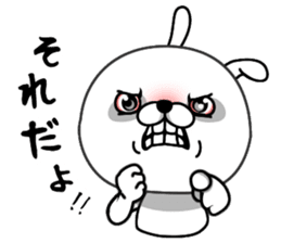 Rabbit person4 sticker #10247094