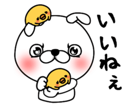 Rabbit person4 sticker #10247098