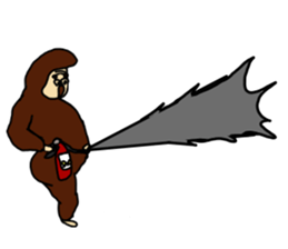 THE GORILLA!!!! sticker #10247302