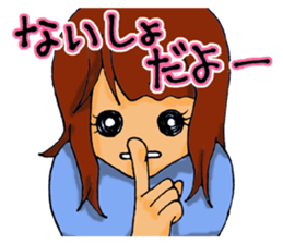 Love is heavy women sticker #10247400