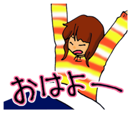 Love is heavy women sticker #10247405