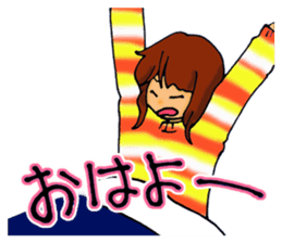 Love is heavy women sticker #10247405