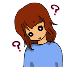 Love is heavy women sticker #10247407