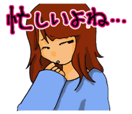 Love is heavy women sticker #10247417