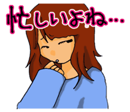 Love is heavy women sticker #10247417