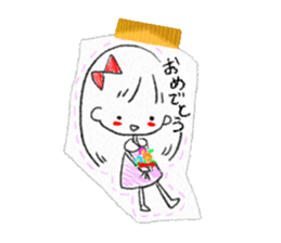 a willful girl of graffiti sticker #10247427