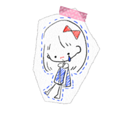 a willful girl of graffiti sticker #10247438