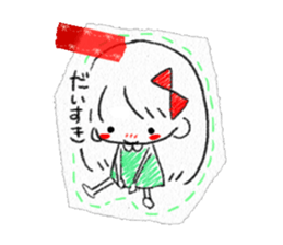 a willful girl of graffiti sticker #10247450