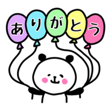 Smiling panda 4 sticker #10247976