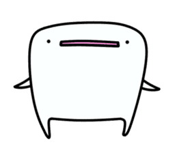 Mr.Back teeth and Friends sticker #10248017