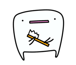 Mr.Back teeth and Friends sticker #10248024