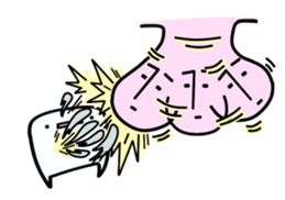Mr.Back teeth and Friends sticker #10248038